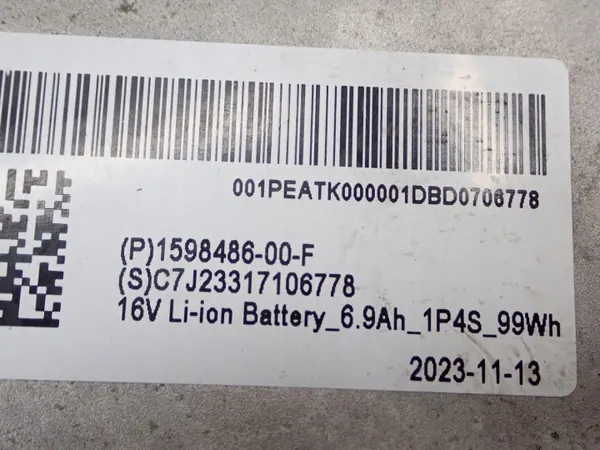 Contrôleur Module Batterie Tesla OEM 1598486-00-F image 3