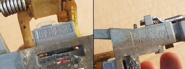 Etummaisen oikean oven kahva / VW Touran I Caddy III / LC9Z image 2