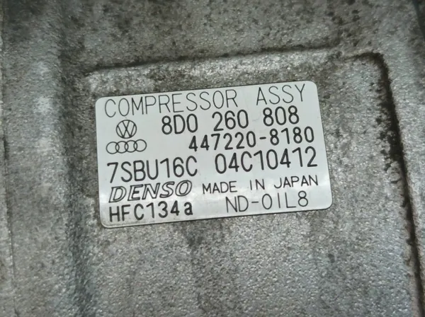 Compressor AC 8D0260808 1.9 TDI VW Passat B5 image 4