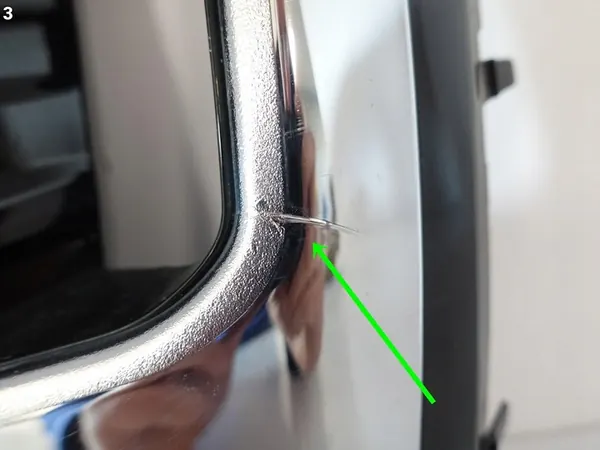 Griglia Paraurti Anteriore Destro Subaru Forester V SK 5 18- Chrome OEM image 4