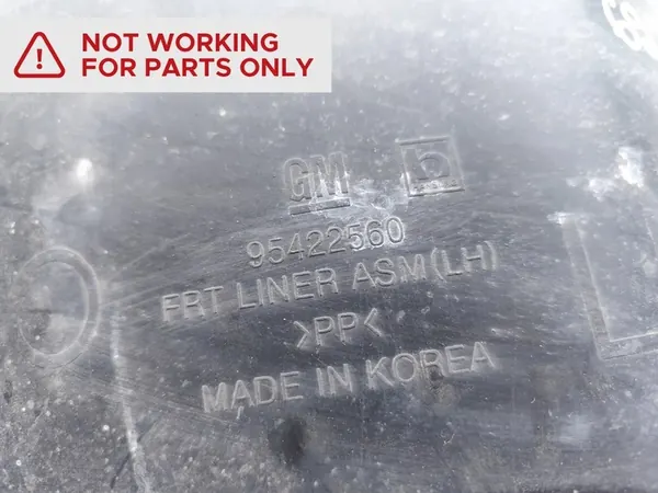 Vauxhall Mokka Paraurti Anteriore Sinistro 2016 Diesel OEM 95422560 image 7