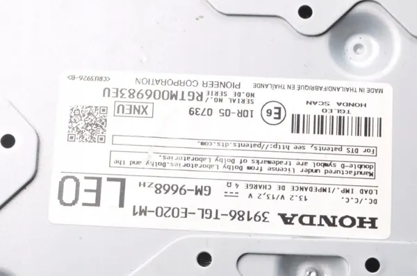 Versterker Honda Civic X 17- OEM 39186-TGL-E020-M1 image 3