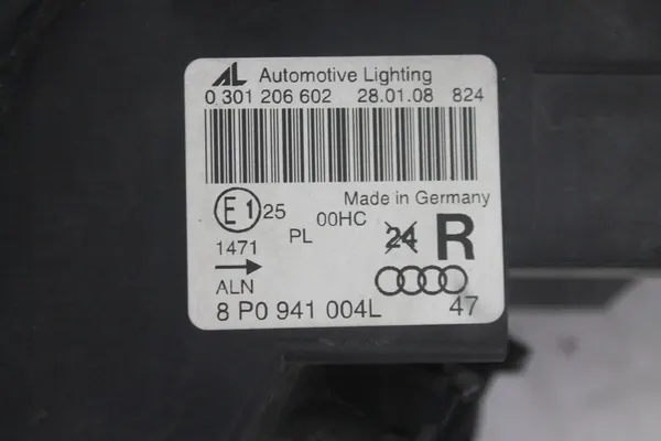 AUDI A3 8P Faro Derecho 8P0941004L image 3