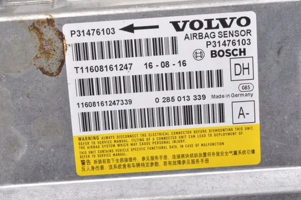 Volvo Airbag Sensor OEM 31476103 - Gebruikt image 3