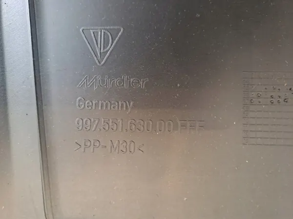 Acabado maletero Porsche 911 997 OEM 99755163000 image 6