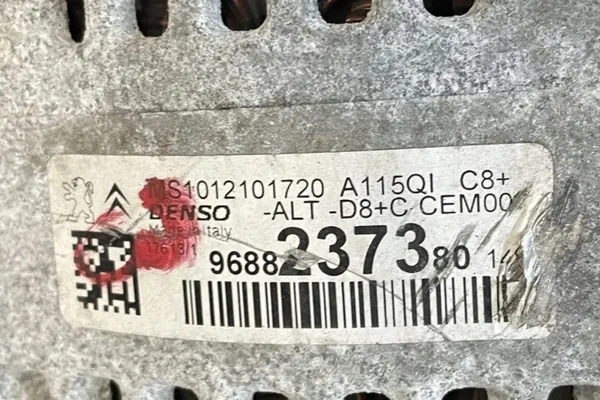 Alternator Peugeot Citroen 9688237380 image 5