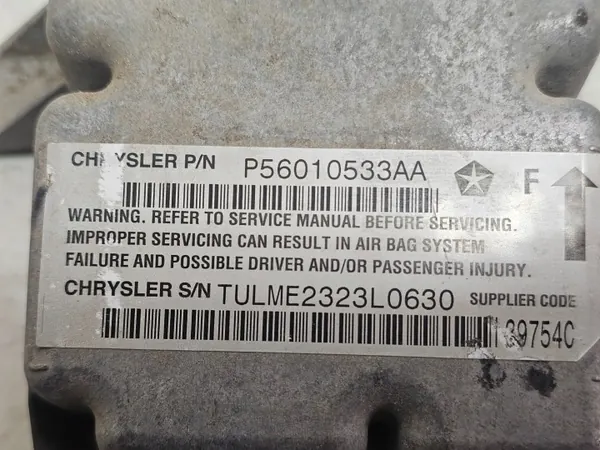 Module Airbag Jeep Wrangler TJ OEM 56010533AA image 4