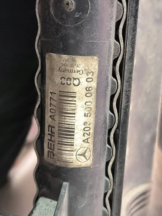 Waterkoeler MERCEDES-BENZ C (W203) 2.15L diesel image 2