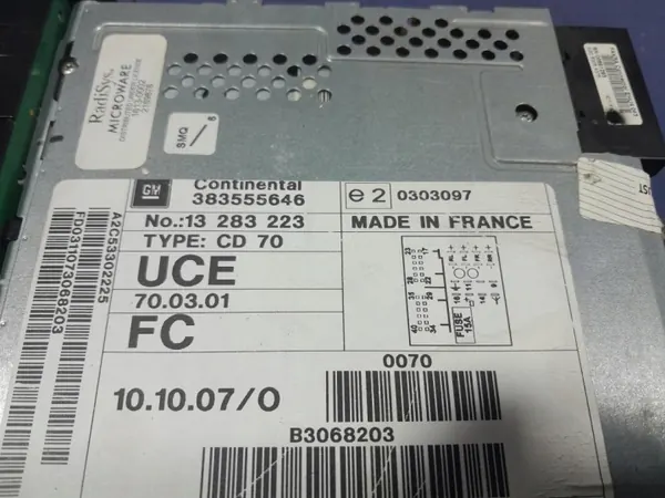 Radio Navigation CD Opel Zafira B OEM 13283223 image 8