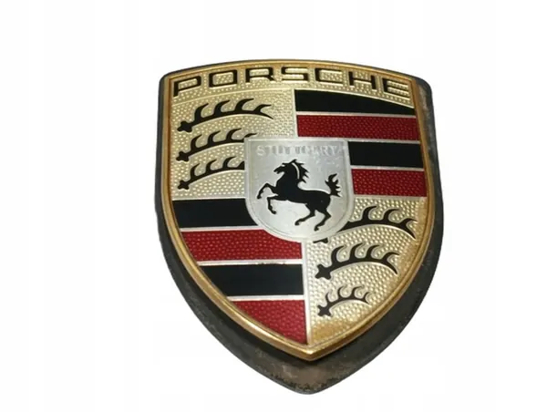 Emblème Porsche Capot Avant OEM 99855921102 - Doré image 2