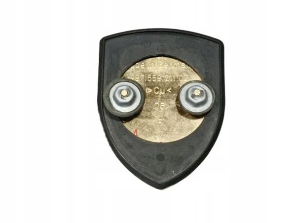 Emblème Porsche Capot Avant OEM 99855921102 - Doré image 3