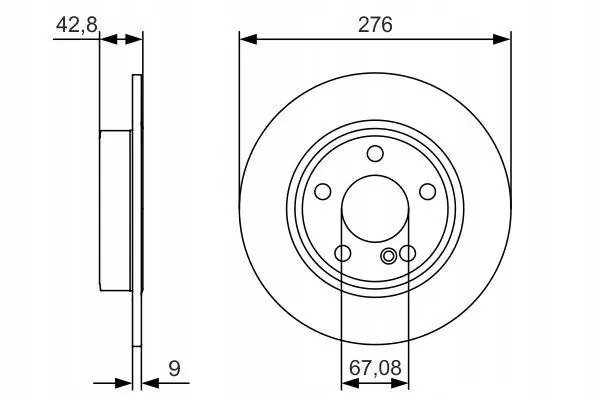 Bosch 0 986 479 A03 Bremsscheibe - Gebraucht image 7