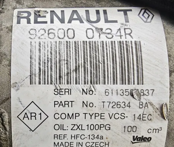 Compressore Aria Condizionata Renault Clio IV Captur image 6