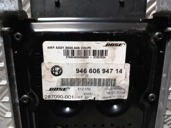 Alfa Romeo Brera Bose Radio Vahvistin OEM 94660694714 image 6