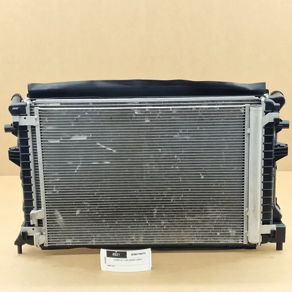 Komplet chłodnic z wentylatorem Audi Seat Skoda VW Ford image 6