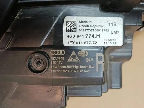 AUDI A6 C7 LIFT LED Scheinwerfer Rechts OE image 5