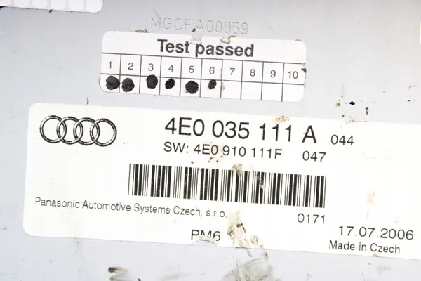 Gebruikte Audi CD-wisselaar voor A6 C6 - OEM Onderdeel image 7