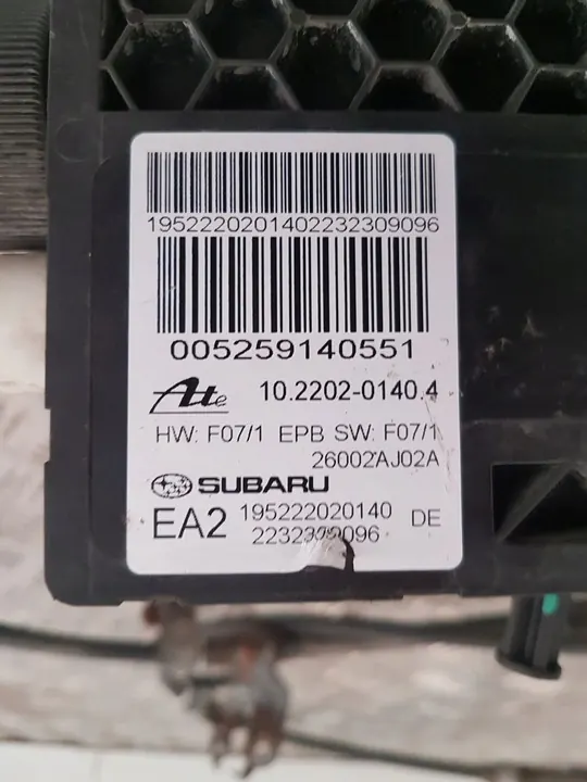 Câblage de frein à main Subaru Legacy 2013 26002AJ02A image 3