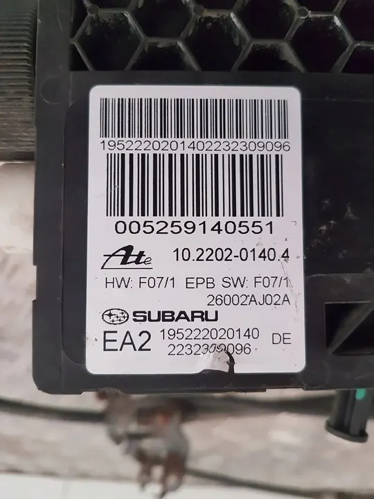 Câblage de frein à main Subaru Legacy 2013 26002AJ02A image 4