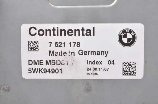 Unité de contrôle moteur BMW 3 E92 OE 7621178 image 3
