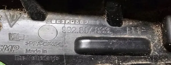 Capa de quadro de escape esquerda direita traseira Porsche 911 992 image 5