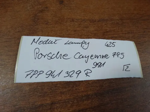 Module Commande Phares Porsche OE 7PP941329R 55 image 3