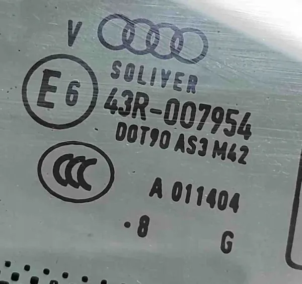 Gebrauchtes linkes Heckfenster Audi Q7 (4M) OEM 43R007954 image 5