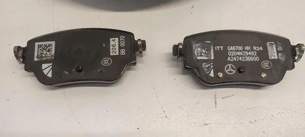 Discos e pastilhas dianteiras MERCEDES W247 A2474210412 A2474236600 image 5