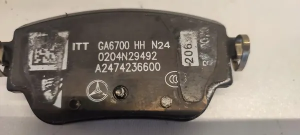 Discos e pastilhas dianteiras MERCEDES W247 A2474210412 A2474236600 image 7