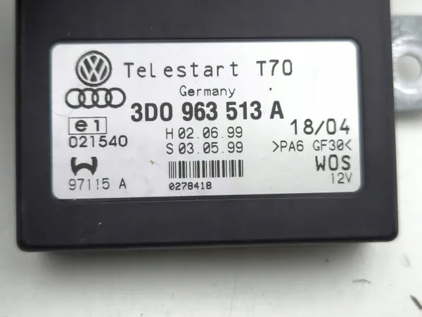 Módulo aquecedor auxiliar OEM 3D0963513A - Usado image 8