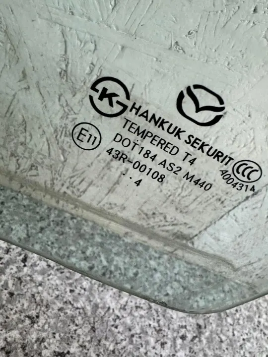 Vidro porta dianteira esquerda OEM MAZDA 3 BM 2013-2017 image 5