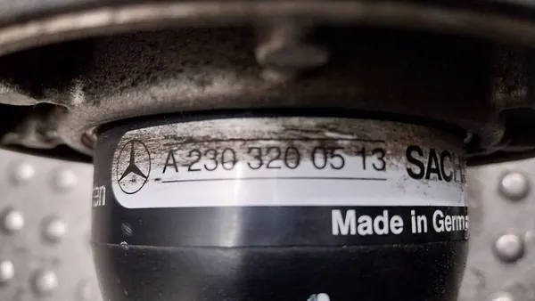 Bakre Luftfjäder A2303200513 Mercedes SL500 R230 AMG image 5