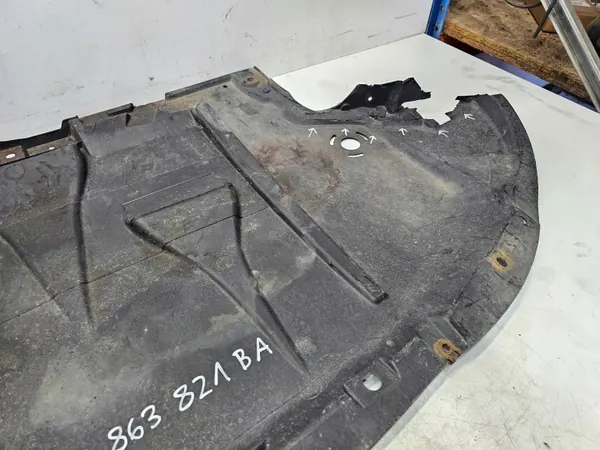 Motorlockplatta OEM 8E0863821BA Audi A4 B6 B7 image 10