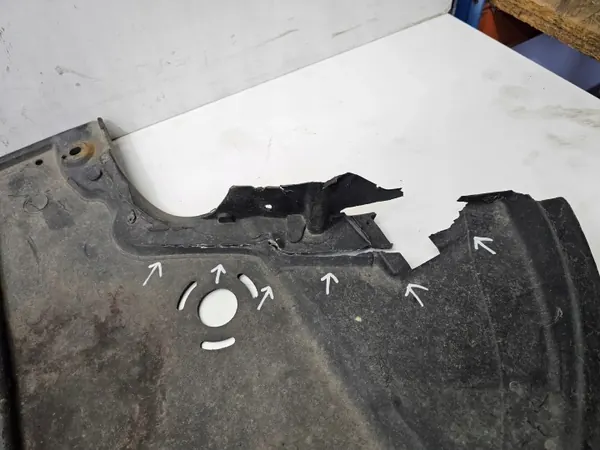 Motorlockplatta OEM 8E0863821BA Audi A4 B6 B7 image 9