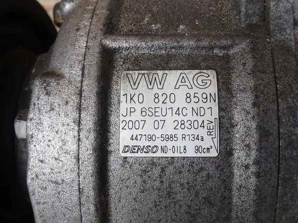 A/C Kompressori AUDI TT 8J 2.0 TFSI 1K0820859N image 5