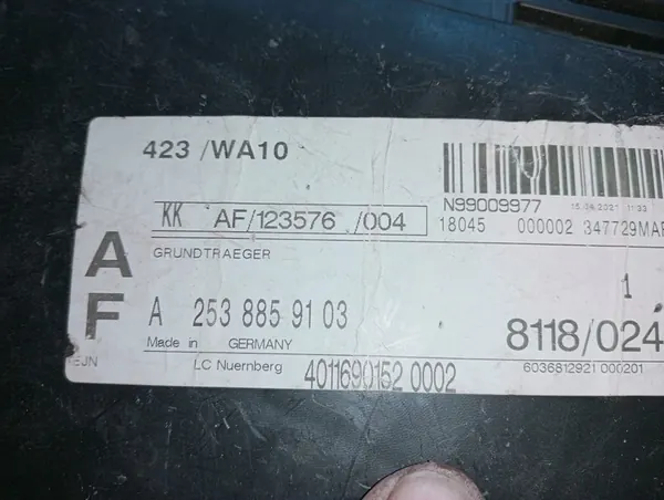 Framstötfångarguide Mercedes-Benz A2538859103 image 2