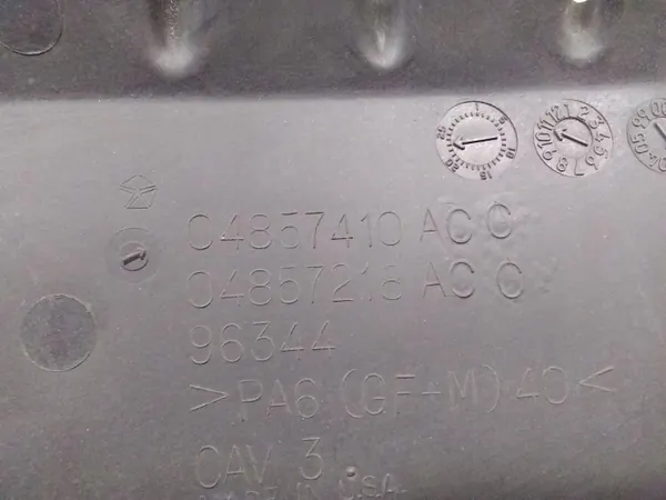 Motorkapslotafdekking Chrysler Voyager OEM 04857410ACC image 5