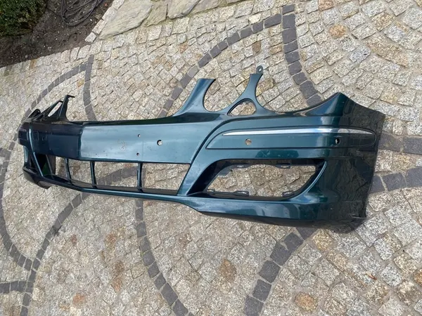 MERCEDES CLASSE E 211 PARAURTI ANTERIORE CROMATO OEM 2118801540 image 5