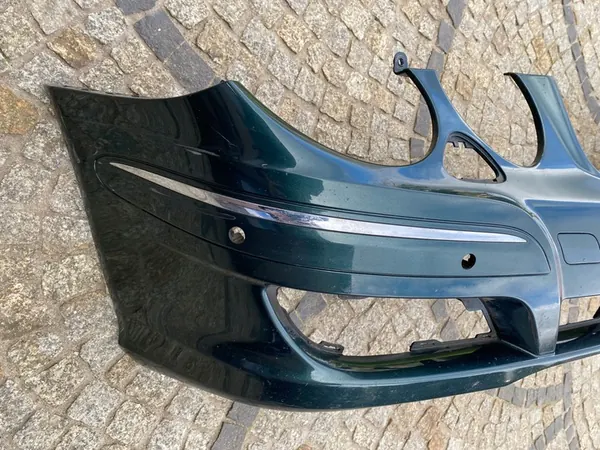 MERCEDES CLASSE E 211 PARAURTI ANTERIORE CROMATO OEM 2118801540 image 7