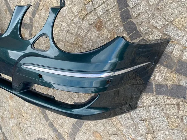 MERCEDES CLASSE E 211 PARAURTI ANTERIORE CROMATO OEM 2118801540 image 8