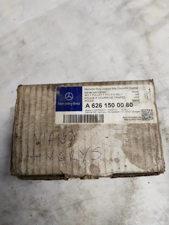 Polia de alternador, embreagem Mercedes Viano A6261500060 image 1