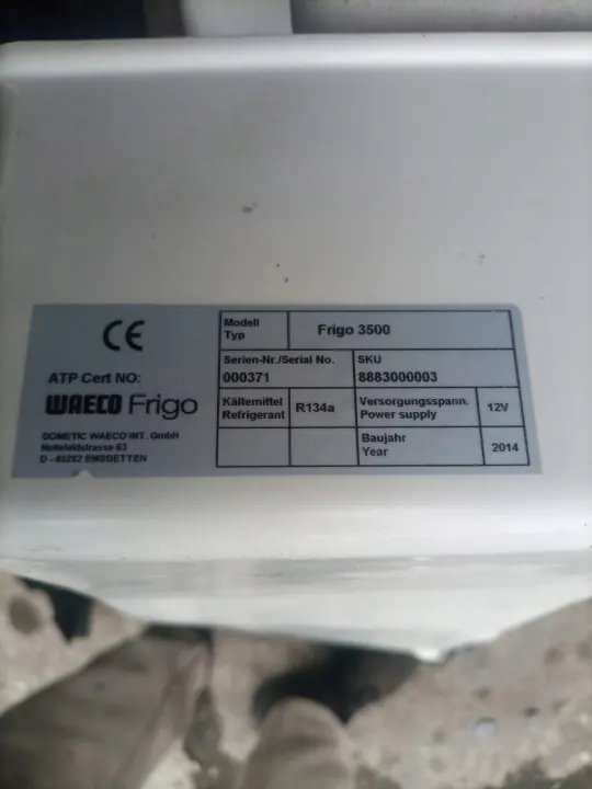 FORD TRANSIT CUSTOM AGREGAT WAECO FRIGO 3500 OEM image 4