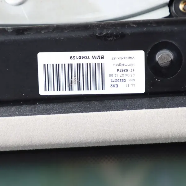 Toit Ouvrant Électrique BMW E92 OEM 7145920 Gris image 8