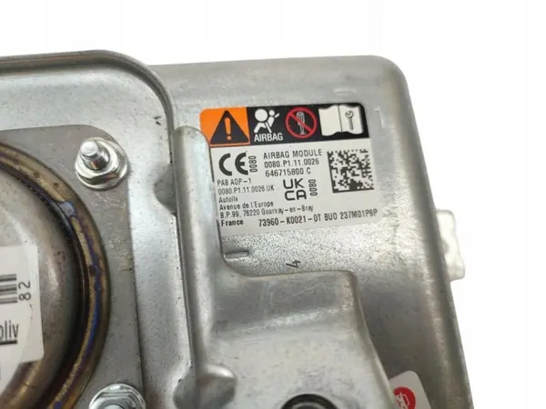OEM 73960-K0021 Matkustajan turvatyyny Toyota Yaris IV image 3
