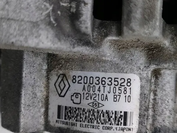 Vaihtovirtageneraattori Renault Laguna III 1.5 DCI OEM 8200363528 image 2