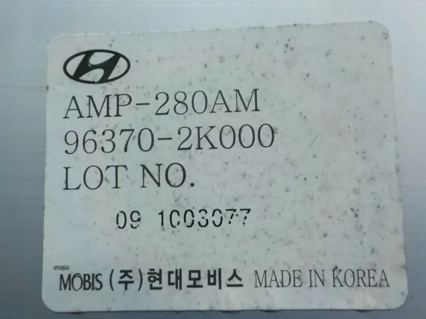 Amplificador KIA OEM 96370-2K000 AMP-280AM Usado image 4