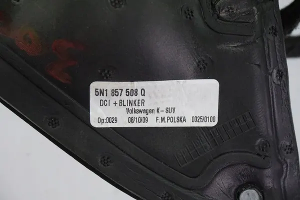 Oikea Peili 6 Pin VW Tiguan I 5N1857508Q image 9