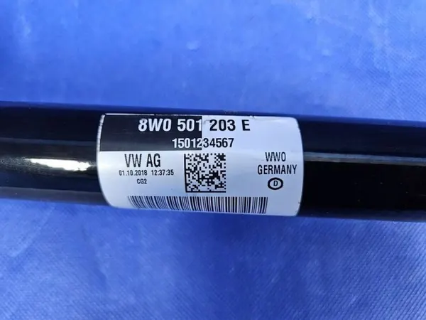 Arbre de Transmission Audi A4 B9 A5 8W F5 Quattro OEM 8W0501203D image 8
