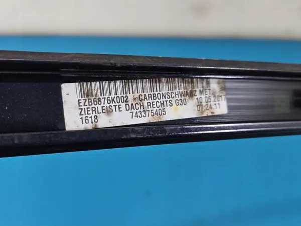 Barre de toit droite OEM 7433754 pour BMW G30 image 9