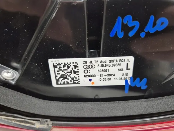 AUDI Q3 8U Lámpara Trasera LED Izquierda Original 14-18 image 7